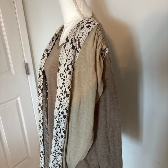 Alter’d State Boho Asymmetrical Lace Drape Top – Medium - Picture 4 of 8